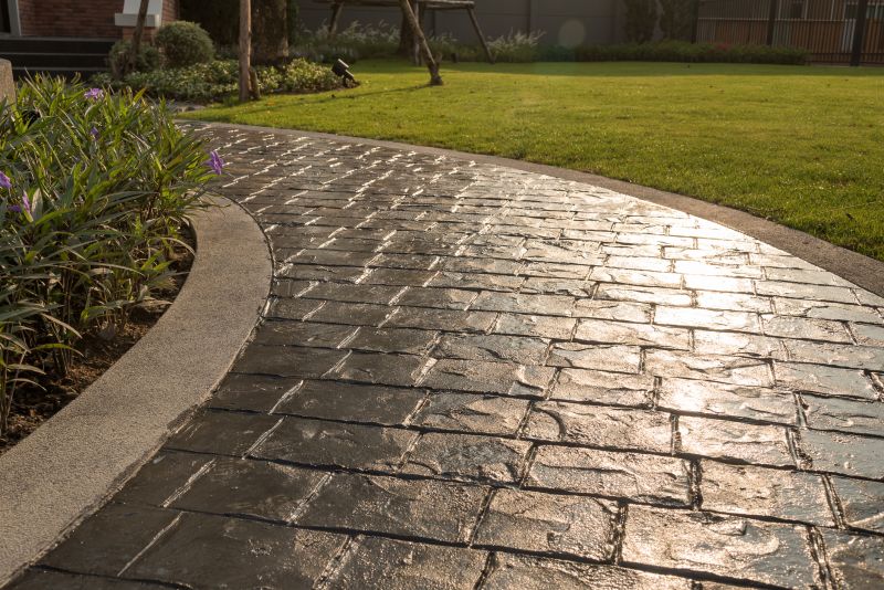 Stamped Concrete Walkways