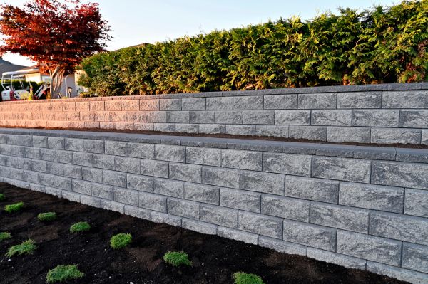 Concrete Retaining Wall Installation in Bloomington