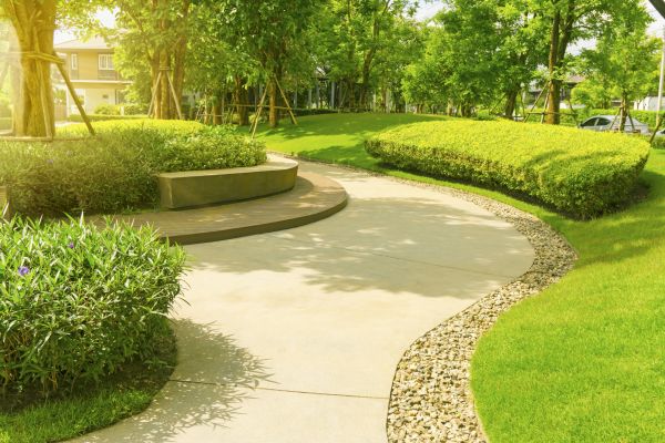 Cement Walkway Installation in Bloomington