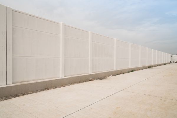 Concrete Fence Construction in Bloomington