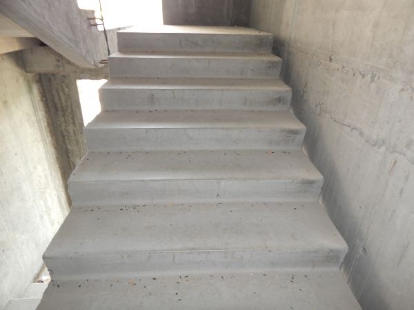 Poured Stair Construction in Bloomington