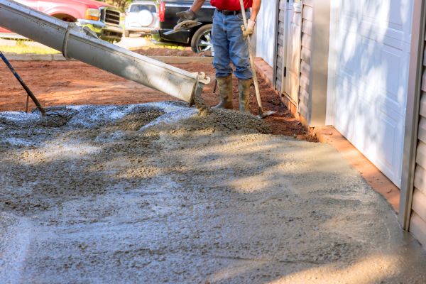 Cement Driveway Pouring in Bloomington