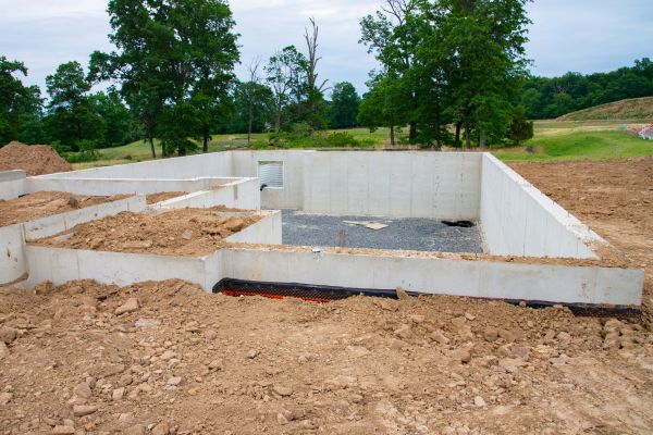 Basement Foundation Pouring in Bloomington