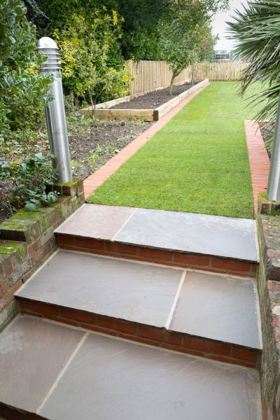 Backyard Steps Installation in Bloomington