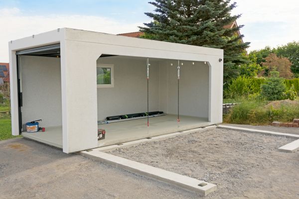 Garage Foundation Installation in Bloomington