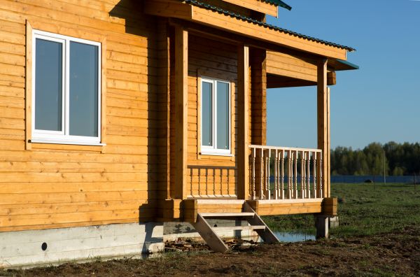 Cabin Footing Construction in Bloomington