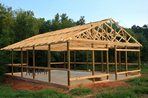 Barn Pad Installation in Bloomington