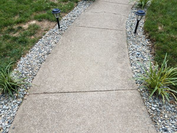 Cement Path Construction in Bloomington