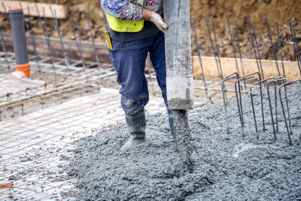Cabin Foundation Pouring in Bloomington